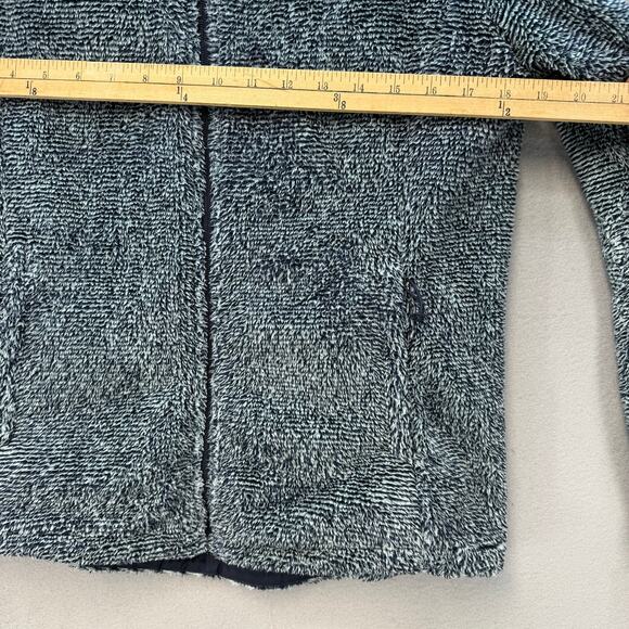The North Face Osito Full Zip Fleece Women's M Light Blue Dark Blue Heather - Picture 13 of 15